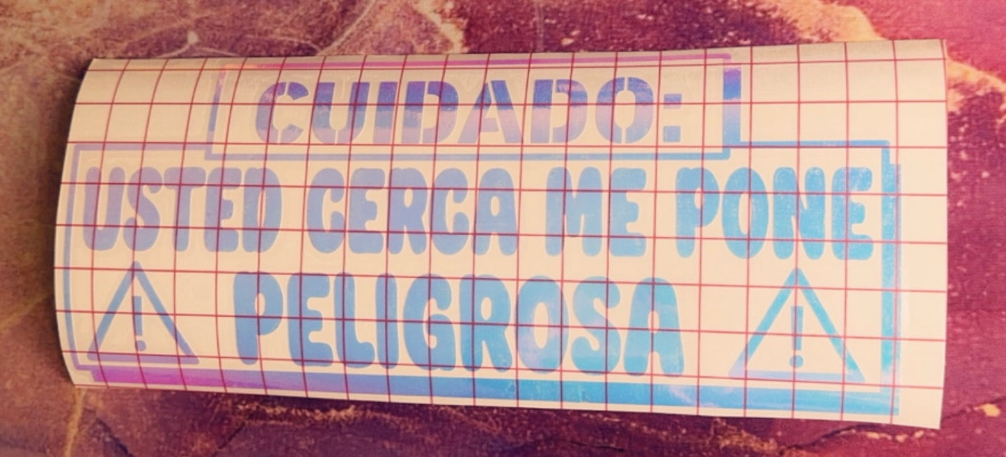 Cuidado: Peligrosa! ⚠️