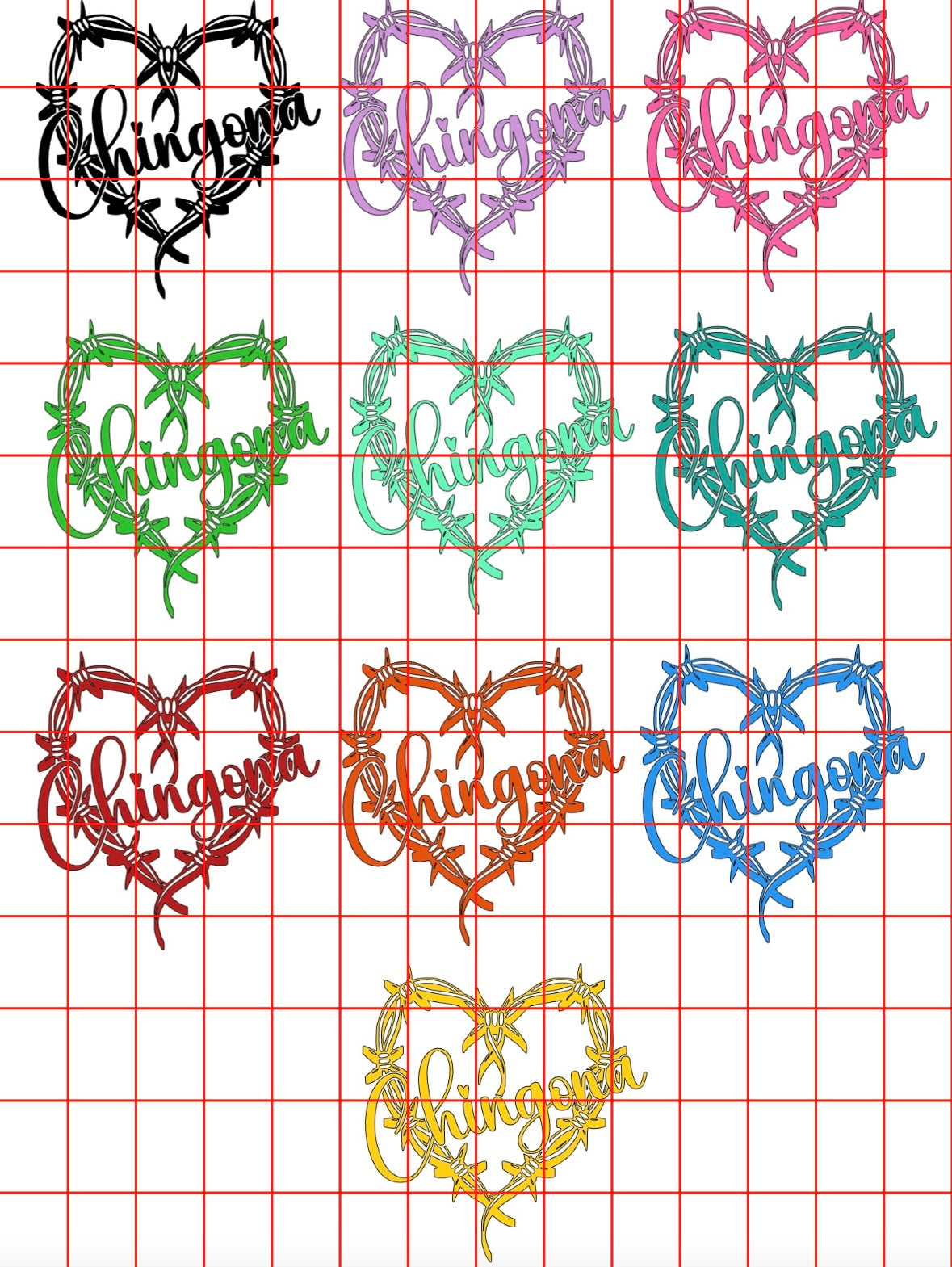 Chingona heart 🤍