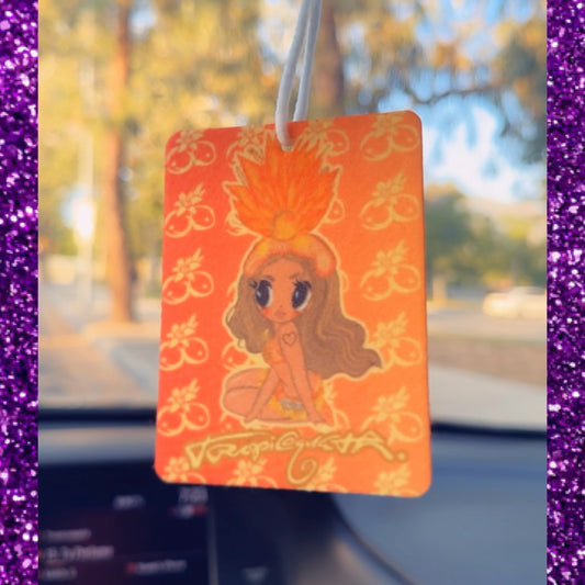 Tropicoqueta car freshener 🧡🌺🪇