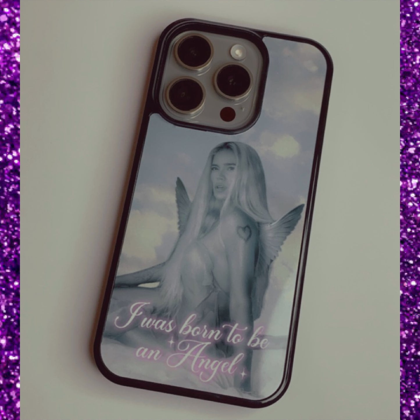 Born to be an Angel 🤍🪽 phone case