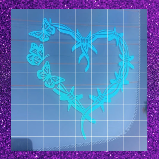 Corazón de mariposas 🩵🦋