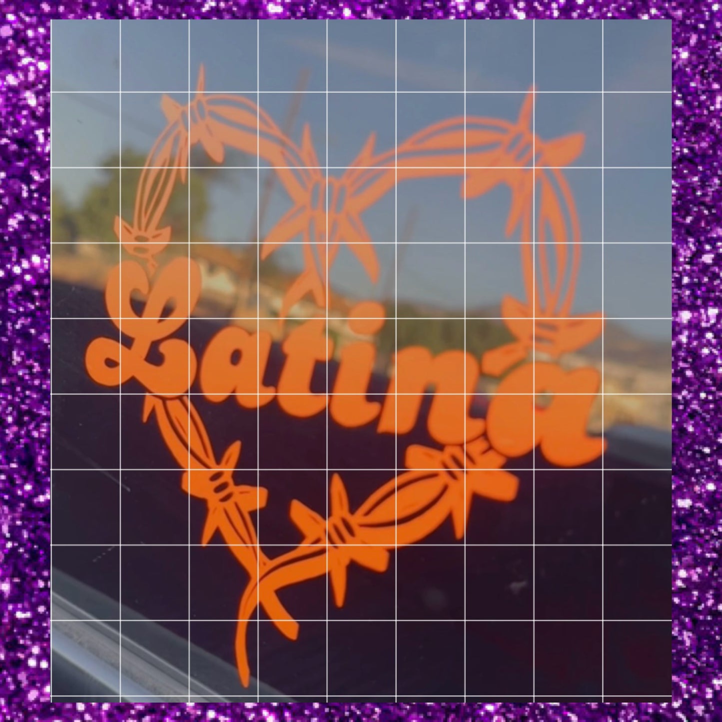 8) Latina heart 🧡