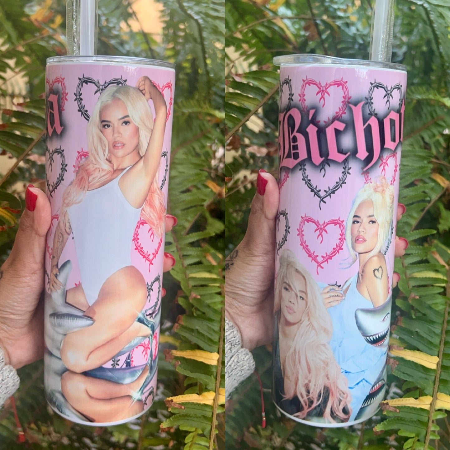 Bichota tumbler 🦈🩷