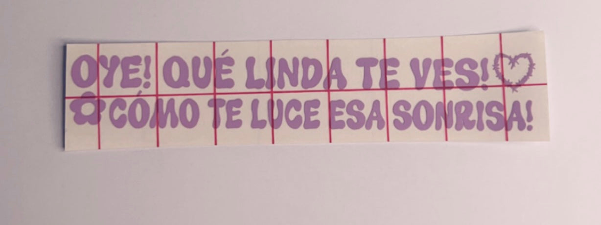 Que linda te ves! (Rear view mirror) 💖🌸