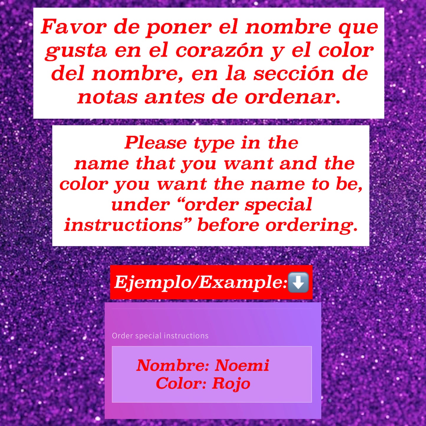 Corazón personalizado