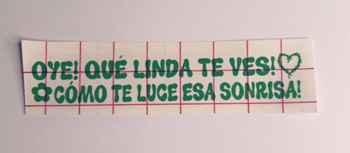 Que linda te ves! (Rear view mirror) 💖🌸