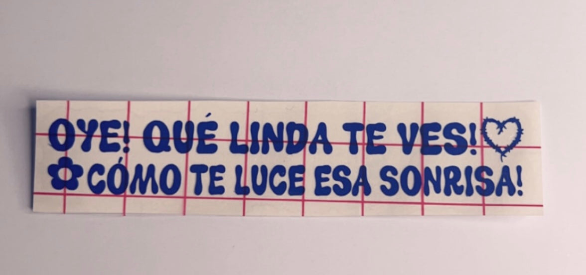 Que linda te ves! (Rear view mirror) 💖🌸