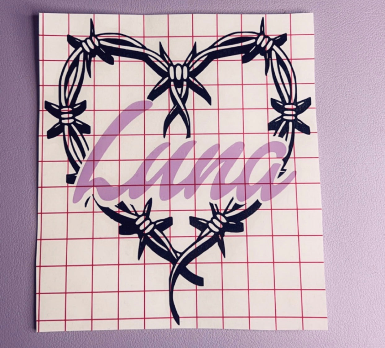 Corazón personalizado