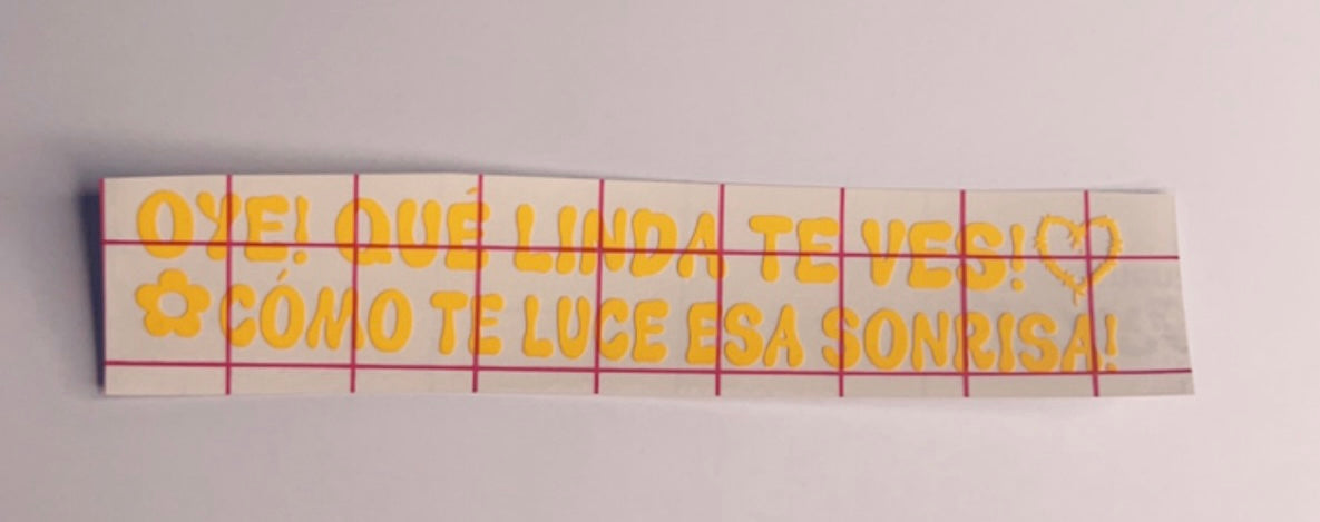 Que linda te ves! (Rear view mirror) 💖🌸