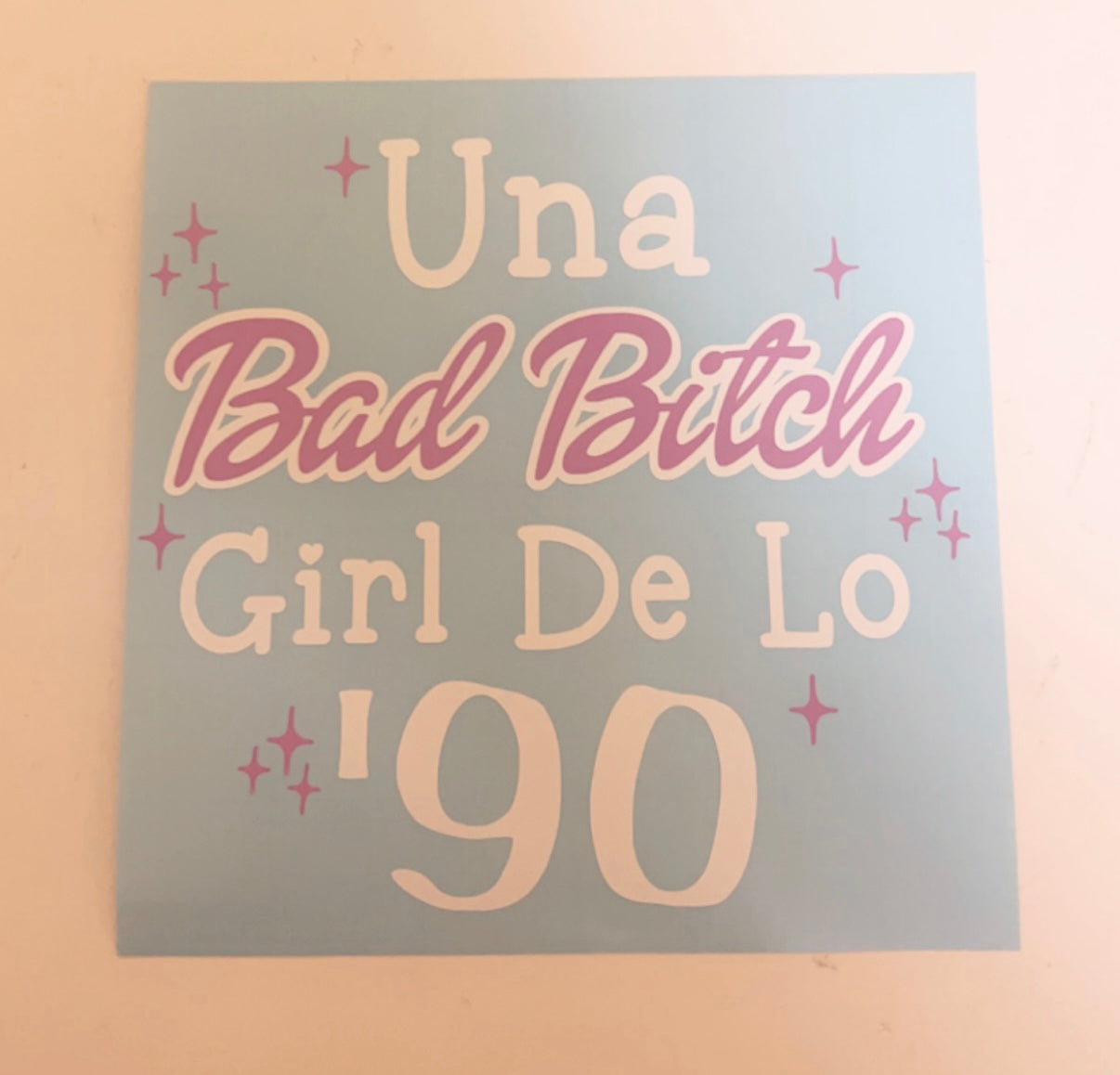 Calcomanía perra mala de lo '90