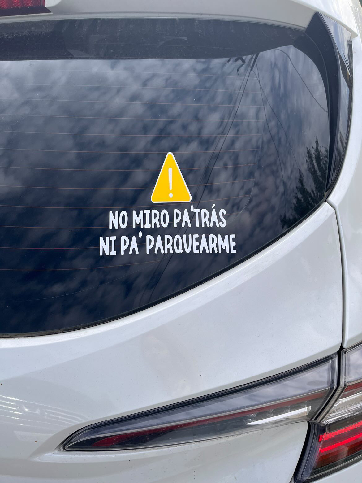 Ni pa’ parquearme ⚠️