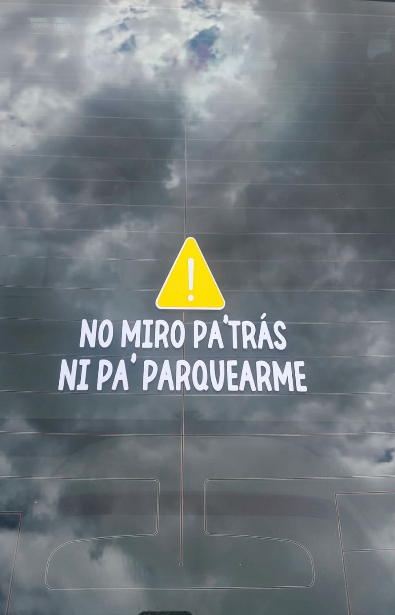 Ni pa’ parquearme ⚠️