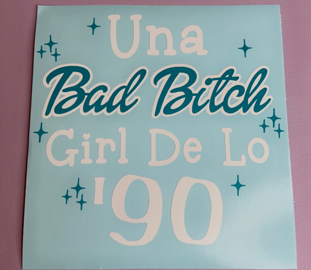 Calcomanía perra mala de lo '90