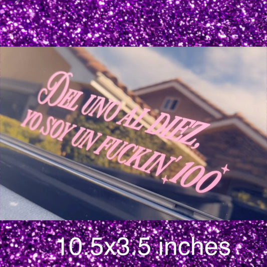 Soy un fuckin’ 100! 💖