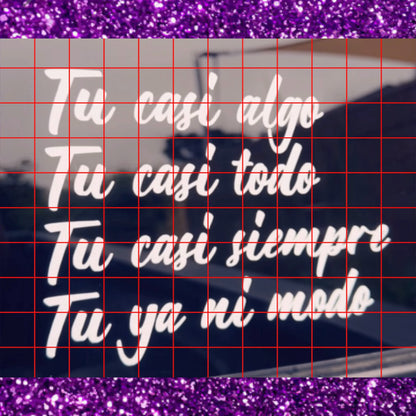 Tu casi algo 💔