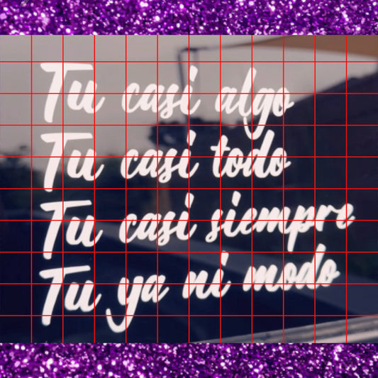 Tu casi algo 💔