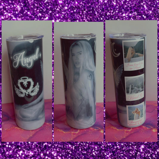 Born to be an angel 🤍🪽 tumbler