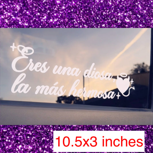 Eres una diosa (back window)❤️‍🔥🤍