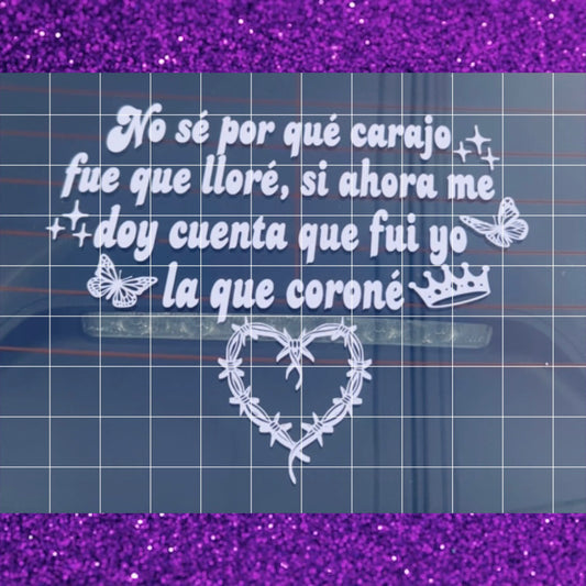 Fui yo la que coroné 👑