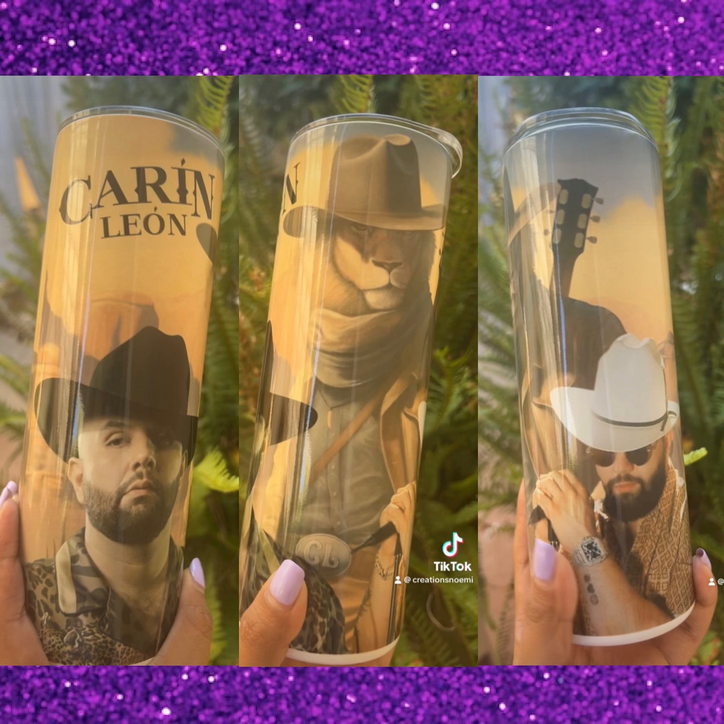 Carin Leon tumbler 🦁