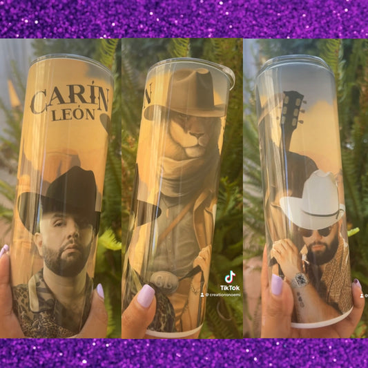 Carin Leon tumbler 🦁