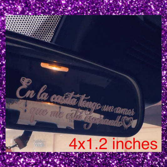 En la casita (small rear view mirror) 🤍⚠️