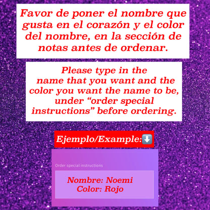 Corazón personalizado