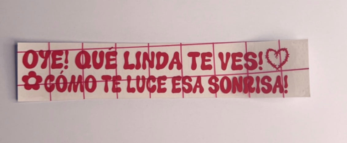 Que linda te ves! (Rear view mirror) 💖🌸