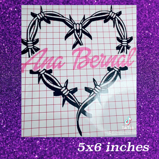 Corazón personalizado