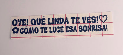 Que linda te ves! (Rear view mirror) 💖🌸