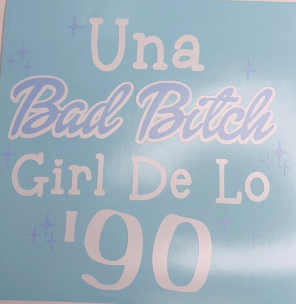 Calcomanía perra mala de lo '90