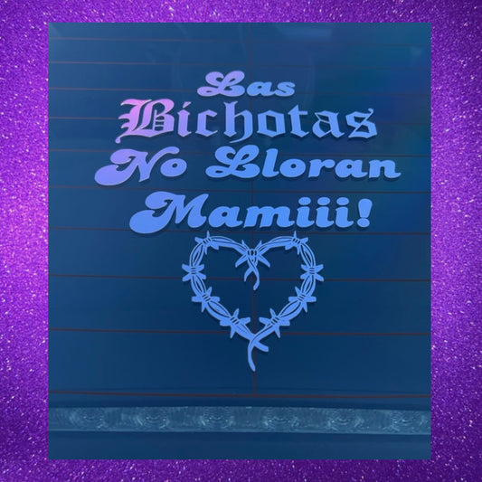 Bichotas no lloran mami💖