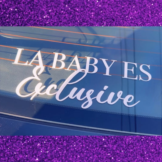La baby es Exclusive💚