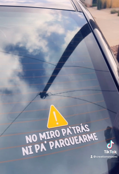 Ni pa’ parquearme ⚠️