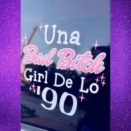 Calcomanía perra mala de lo '90