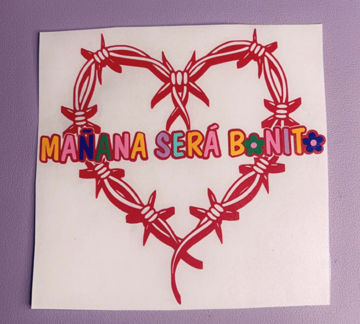 Corazón con Mañana será bonito